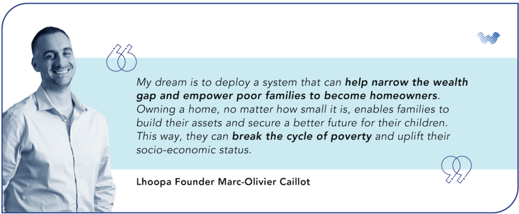 Lhoopa Marco Marc-Olivier Caillot quote